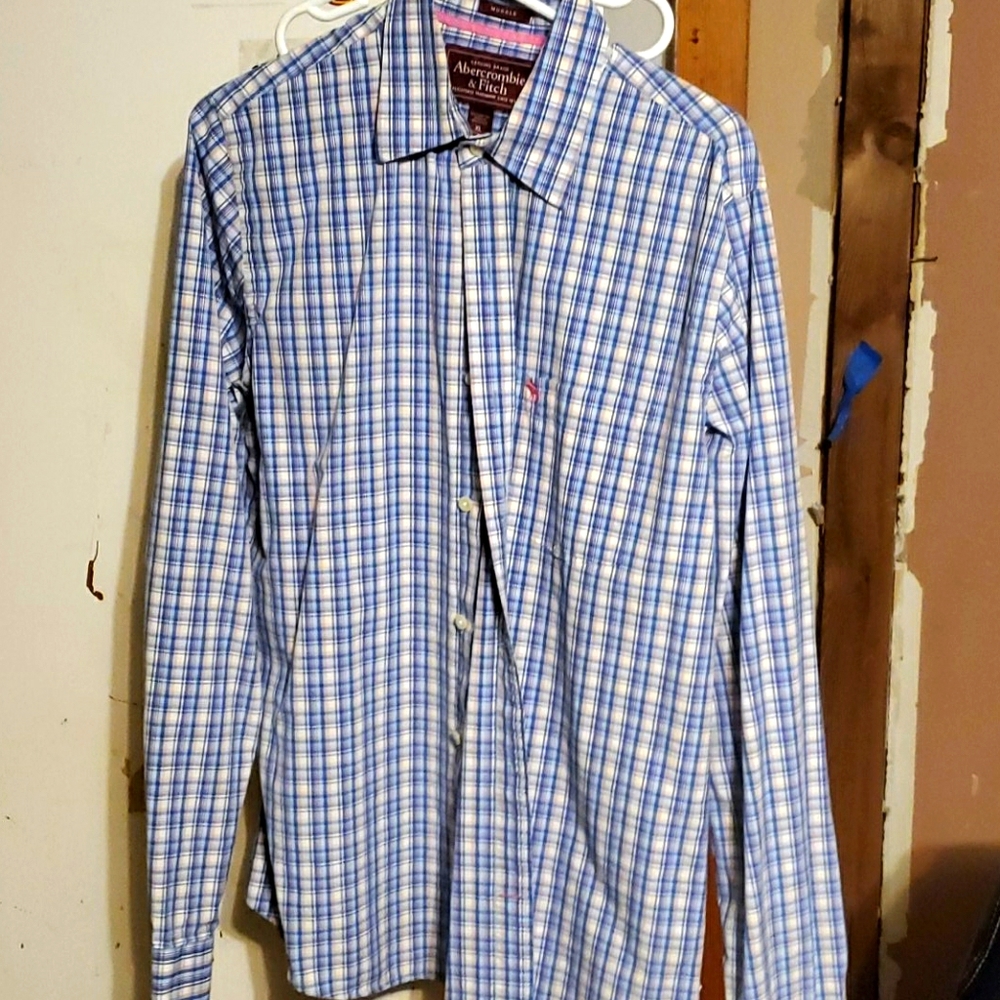 abercrombie xl vintage dress shirt wore 3 times